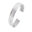 womens silver bangle