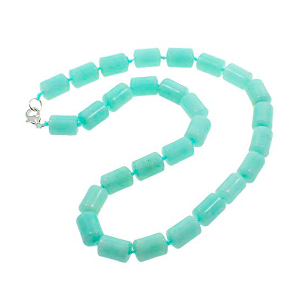 Beautiful 10x14mm Natural Gemstone Beaded Necklace for Women and Girls