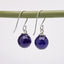 gemstone blue earrings