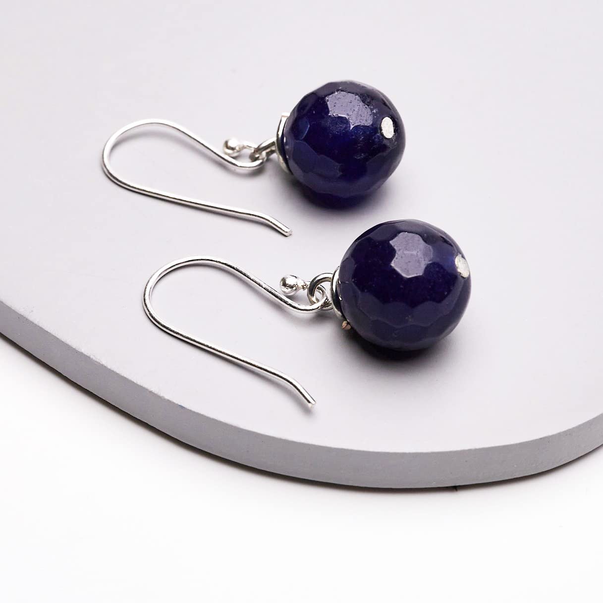 womens handmade ball drop earrings