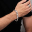Super Heavy 12mm Solid 925 Sterling Silver Curb Chain Bracelet For Men