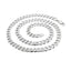 925 Sterling Silver 7mm Curb Chain Necklace for Men