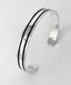 Mens silver bangle