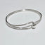 Womens Silver Bangle | Sterling Silver Plain Bangle