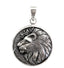 lion silver pendant for men