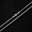 Mens Silver Chain Necklace | 925 Sterling Silver 3mm Diamond Cut Curb Chain