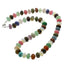 Womens Multi-Colour Gemstone Beaded Necklace