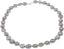 Womens Grey Large Pearl 10-11mm Baroque Freshwater Pearl Necklace