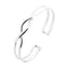 silver bangle bracelet for women girls