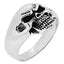 Sterling Silver Skull Ring For Men