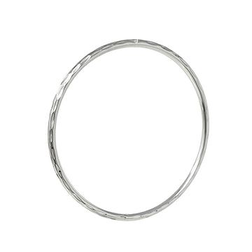hammered silver bangle for women girls