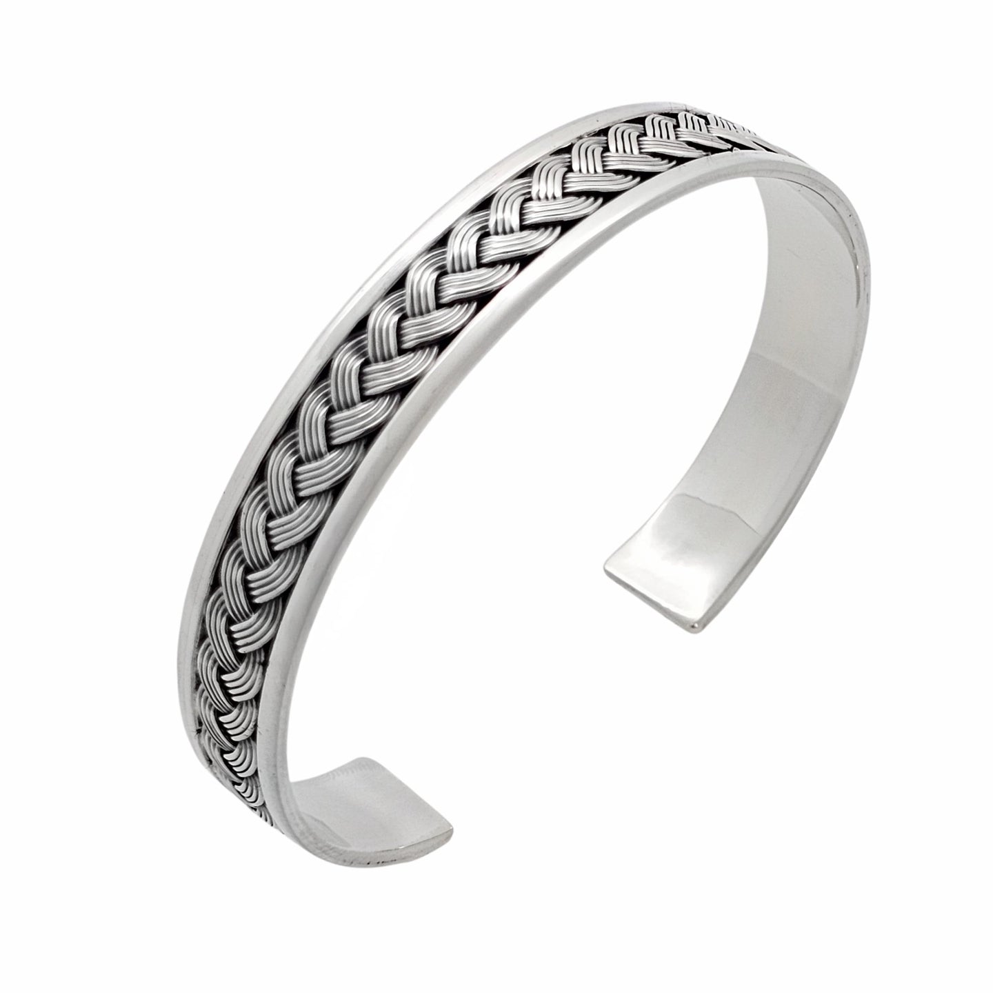 Braided bangle for men