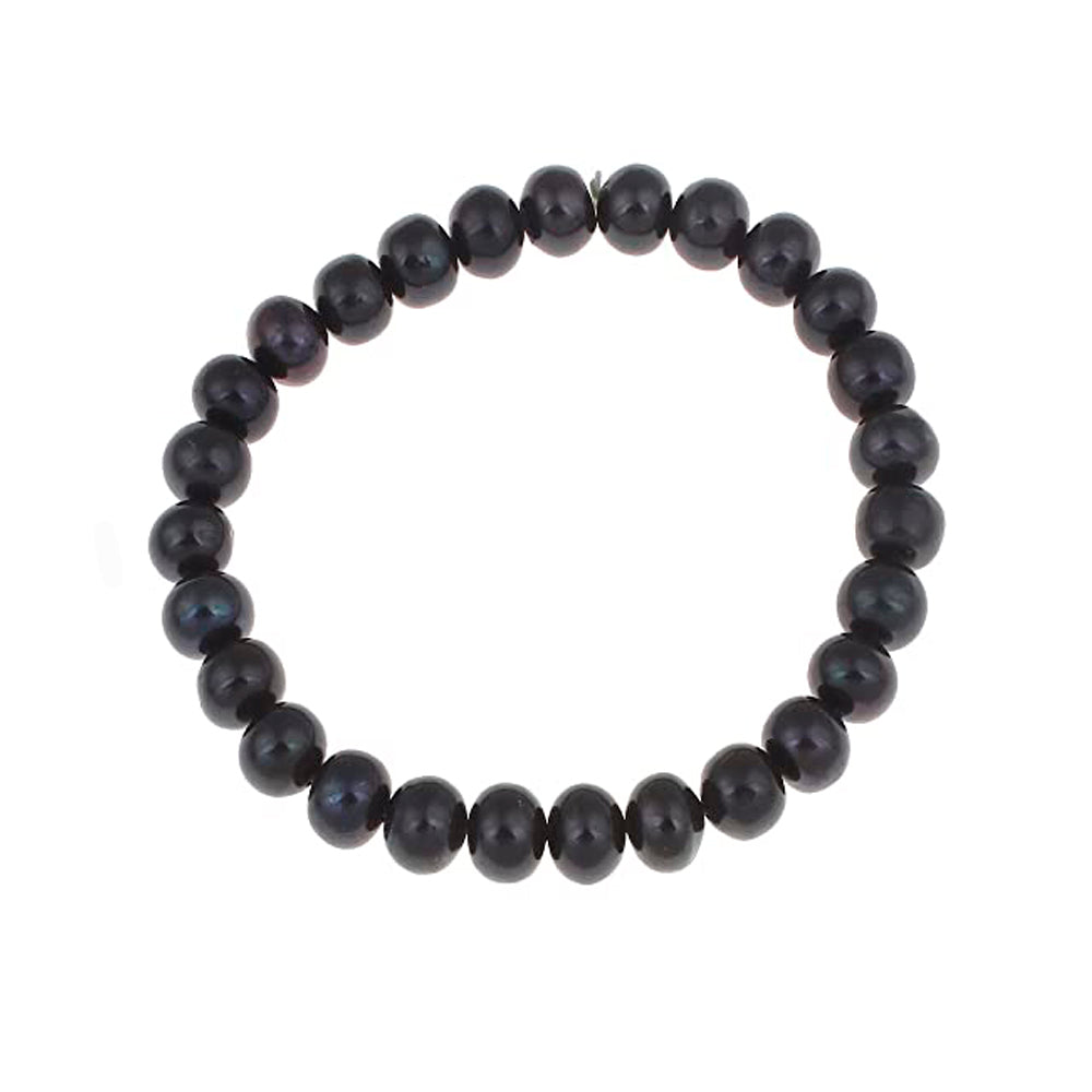 Stunning 7-8mm Freshwater Pearl Bracelet for Women Ladies and Girls