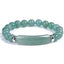 Green Aventurine Womens Handmade Natural Gemstone Beaded Bracelet Healing Chakra Semi Precious Gemstones