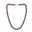 Handmade Mens Natural Mahogany Obsidian Gemstone Beaded Necklace