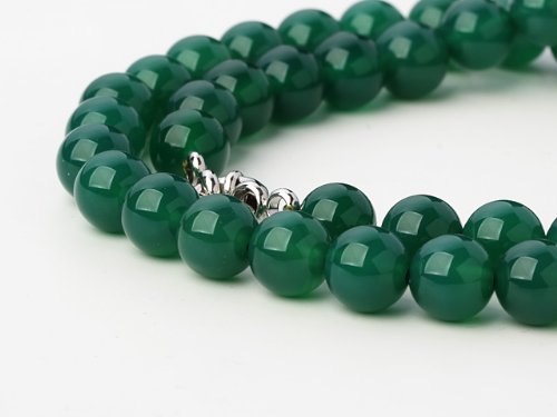 green agate necklace