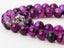 purple agate necklace bracelet set