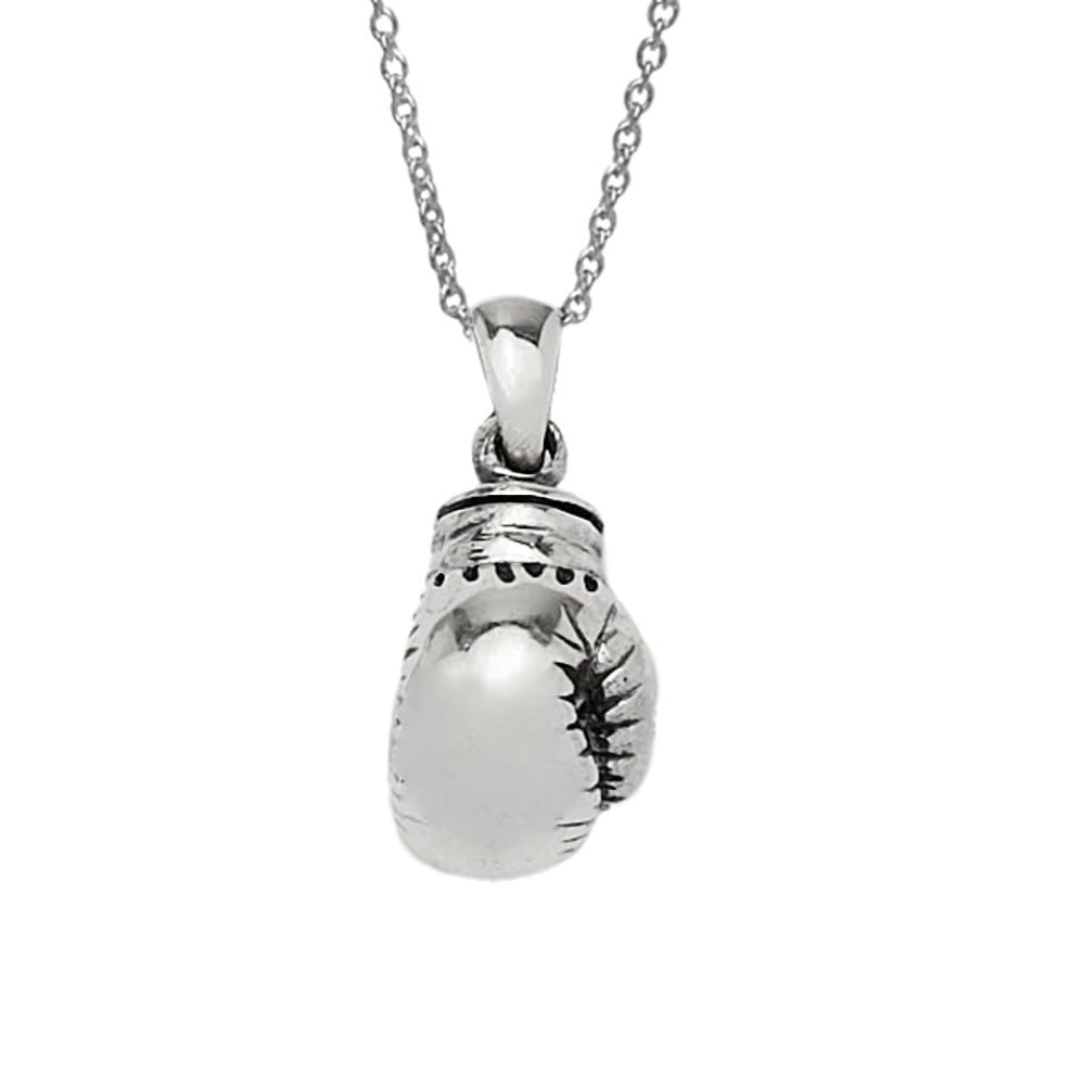 925 Sterling Silver Boxing Glove Pendant for men