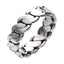 Classic 6.5mm Finger Band, Sterling Silver Braided Chain Ring for Men and Women