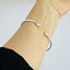 infinity loop silver bracelet for women girl