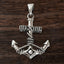 Rustic Anchor Necklace 925 Silver Handmade Gift