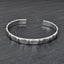 handmade heavy silver cuff bangle for men women