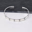 solid silver bangle for men