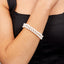 Womens White Freshwater Pearl Bracelet