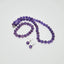 Womens purple Gemstone Necklace earring bracelet set set