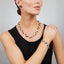 Womens black Pearl Jewellery Set