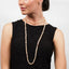 Pink Baroque Freshwater Pearl Long Necklace