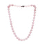Womens Pink Gemstone Necklace