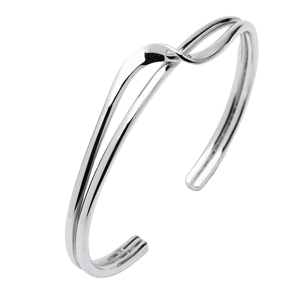 silver bangle bracelet for women girls