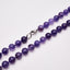 womens gemstone necklace purple amethyst