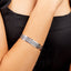 womens silver bangle