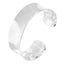 chunky silver cuff bangle for women