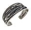 Sterling Silver Crushed Cuff Bracelet for women