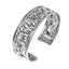 womens silver Elephant Cuff Bangle