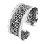 Floral cuff bangle for women