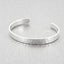 Womens Hammered Silver Bangle