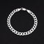 Silver Curb Chain Bracelet For Men