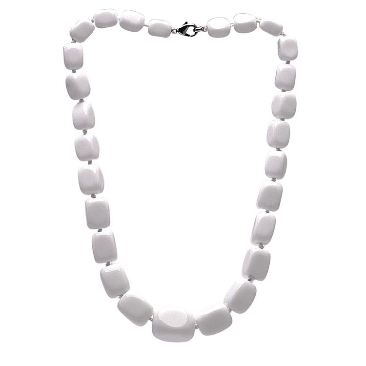 White Gemstone Necklace for women