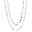 Womens Silver 925 Silver heart Links Chain