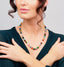 Womens Multicolour Gemstone Necklace