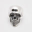Mens Silver Skull Gothic Biker Ring