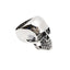 Mens Silver Skull Gothic Biker Ring
