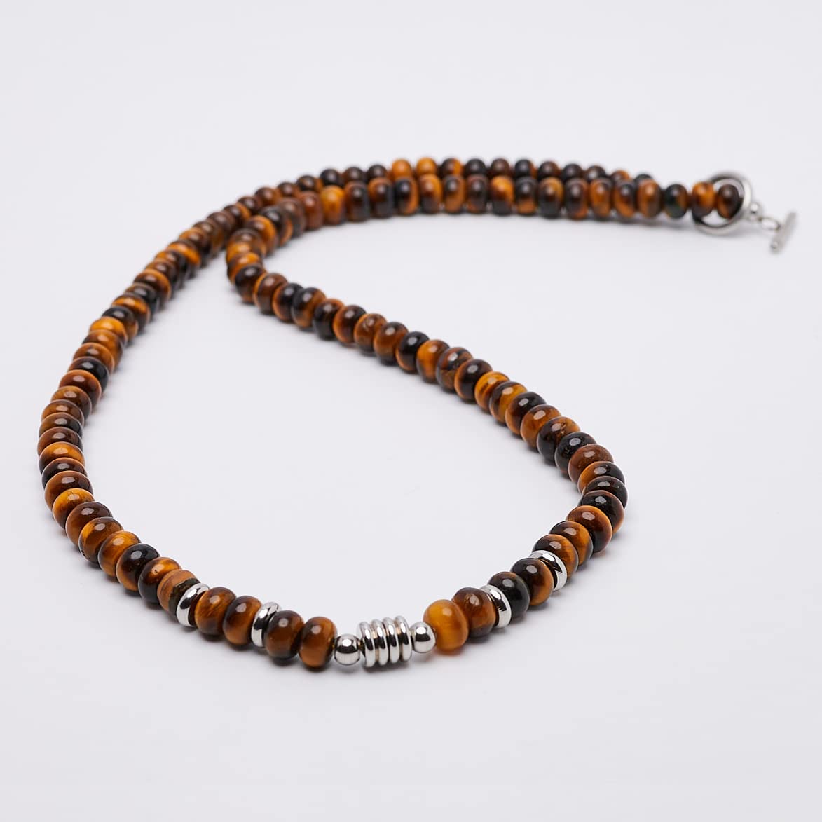 Brown Tigers Eye Handmade Natural Gemstone Beaded Necklace