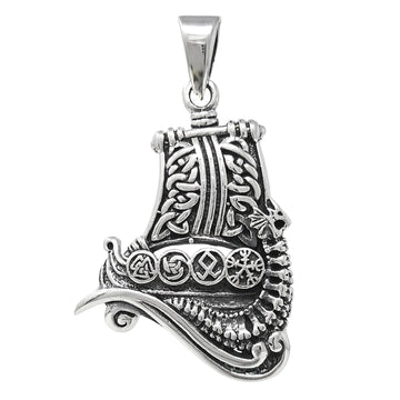 silver pendant for men viking pendant