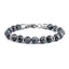 Handmade Mens Beaded Bracelet 8MM Round Beads Tigers Eye, Turquoise, Black Onyx Gemstone Bracelet for Men