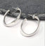 classic silver hoop earrings for girls